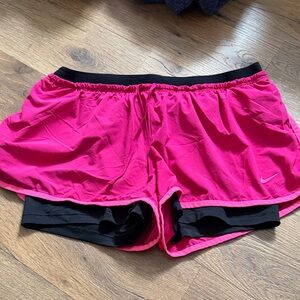 Nike Women's Hot Pink Athletic Shorts